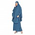 BT- Two Piece Jilbab combo in French Blue